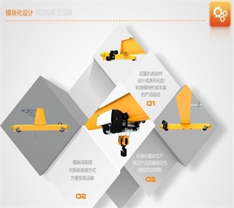 HD type single girder overhead crane