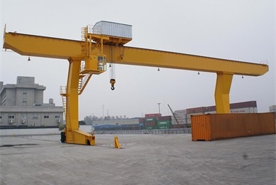 L type single girder gantry crane