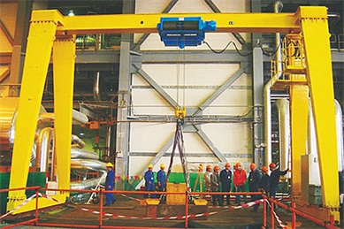 MH type single girder gantry crane