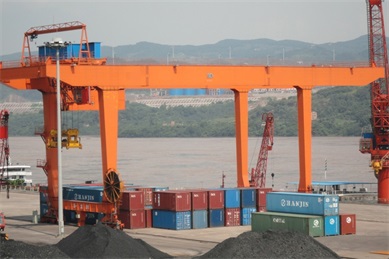 Rail-mounted-gantry-crane