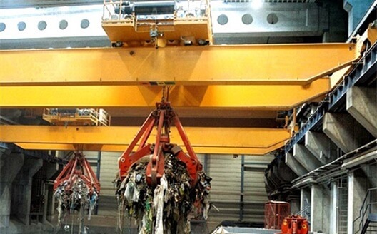 Cranes for Waste to Energe and Biomass Industry