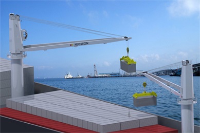 marine deck-crane